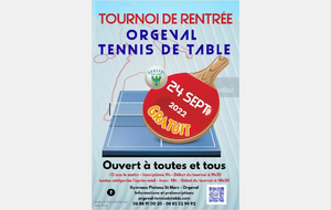 Tournoi de rentrée 2022